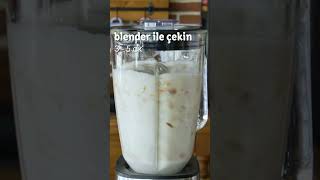 Evde Pratik Badem Sütü Tarifi 🥛