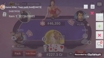 Teen patti gold new hack by game killer