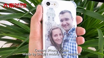 Personalized gift for couples: iPhone 7 case - made by DAQIN mobile case machine