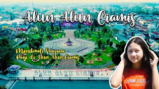 Menikmati Suasana Pagi Di Alun - Alun Ciamis Jawa Barat