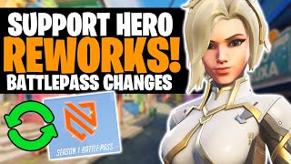 HUGE Overwatch 2 Changes! - Battlepass, Rewards & Support REWORKS!
