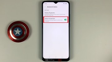 How to enable/disable 3-finger swipe down to take screenshots on OPPO A35 Android 10
