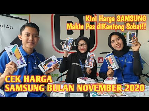 ✅ CEK HARGA SAMSUNG BULAN NOVEMBER 2020 | Kini SAMSUNG Makin Pas diKantong Sobat‼️😉👍👍. 