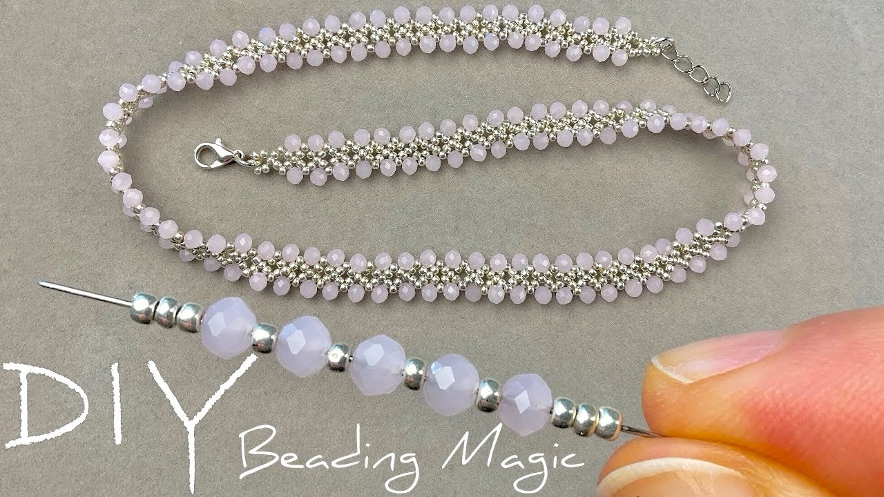 Как сделать украшение из бисера: Ожерелье из бисера своими руками | Чокер из бисера и кристаллов