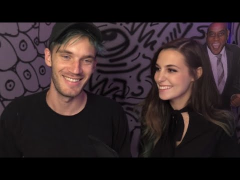 PewDiePie annoying Marzia for 2 minutes straight