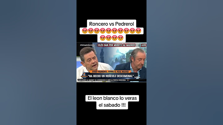 Roncero vs Pedrerol en el chiringuito #roncero #pedrerol #chiringuitodejugones #realmadrid #barca
