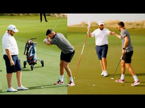 Shane Lowry Golf Lesson With Ben Foster!