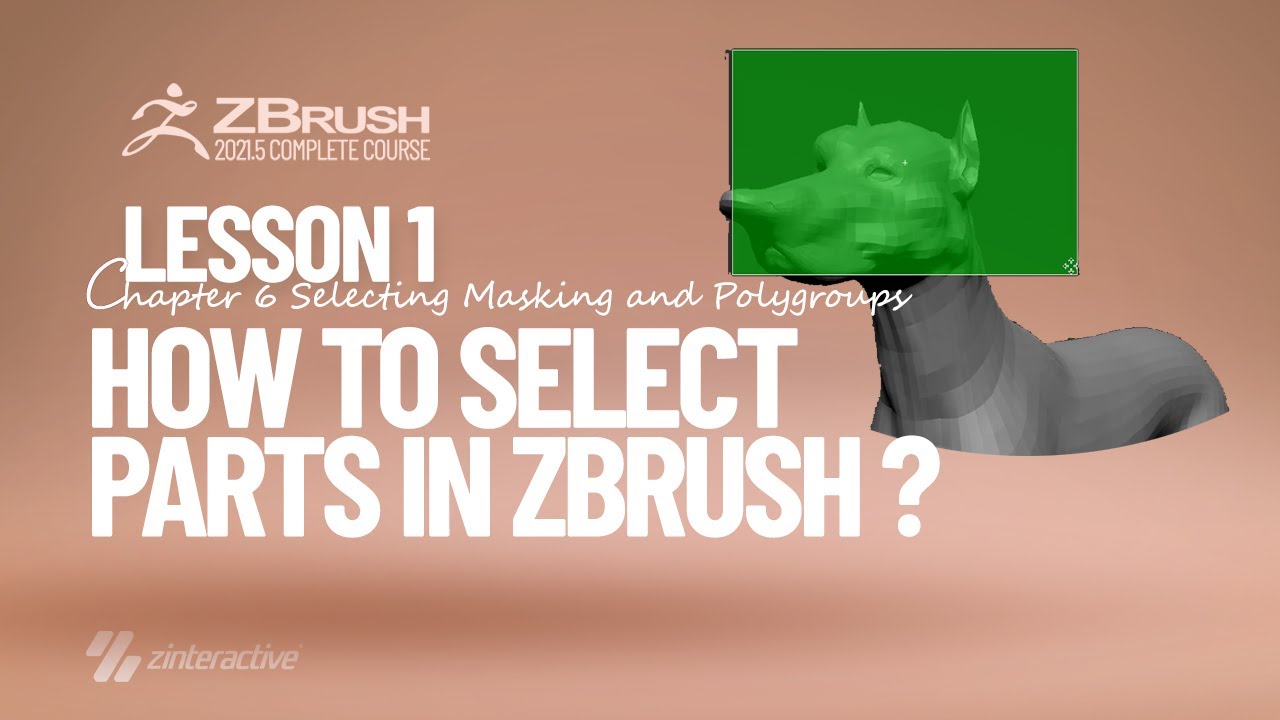 selecting in zbrush