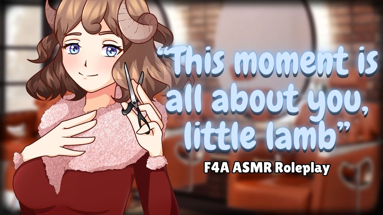 【ASMR】 Mommy Sheep Baa-rber - Hair Cutting + Washing 🐑✂️  | Roleplay