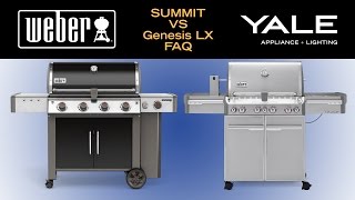 New Weber Genesis II LX vs Summit
