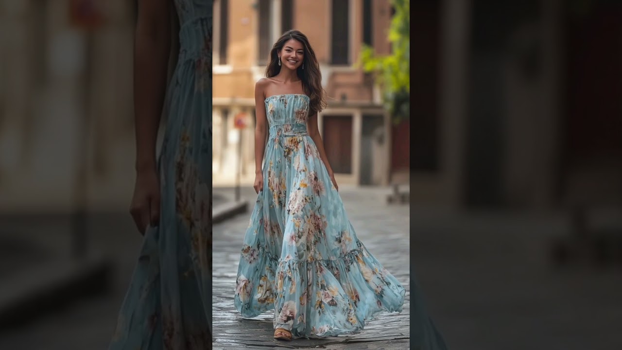 Ideas Outfits Vestidos  Largos Casual.!