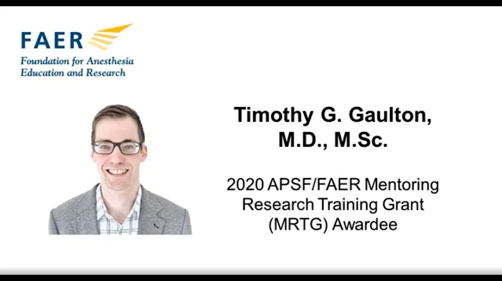 Grantee Research Videos for ANESTHESIOLOGY 2020 - ...