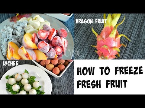 How to Freeze Fresh Fruit |What is Dragon Fruit & Lychee Fruit |Cooking With Carolyn