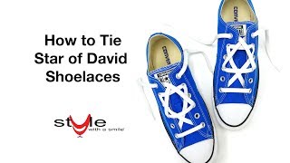 How to Tie Star of David Shoelaces