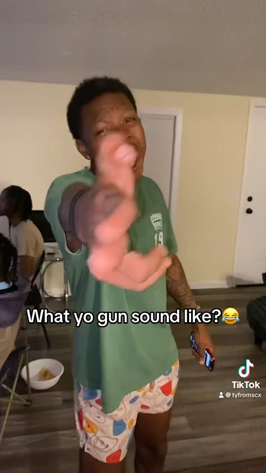 What yo gun sound like?😂 fyp shorts YouTube