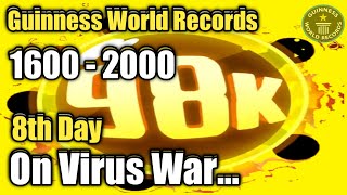 Virus War Max Level | 1600 - 2000 | Guinness World Records (8th Day)