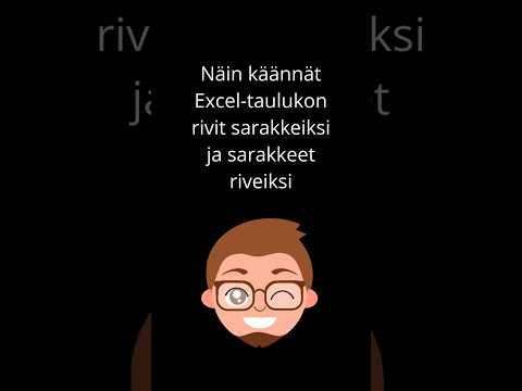 Video: Miksi rivini ja sarakkeeni ovat molemmat numeroita Excelissä?