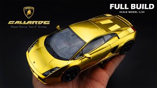 Lamborghini Gallardo | Fujimi | 1/24 | Scale Model Building | ASMR |