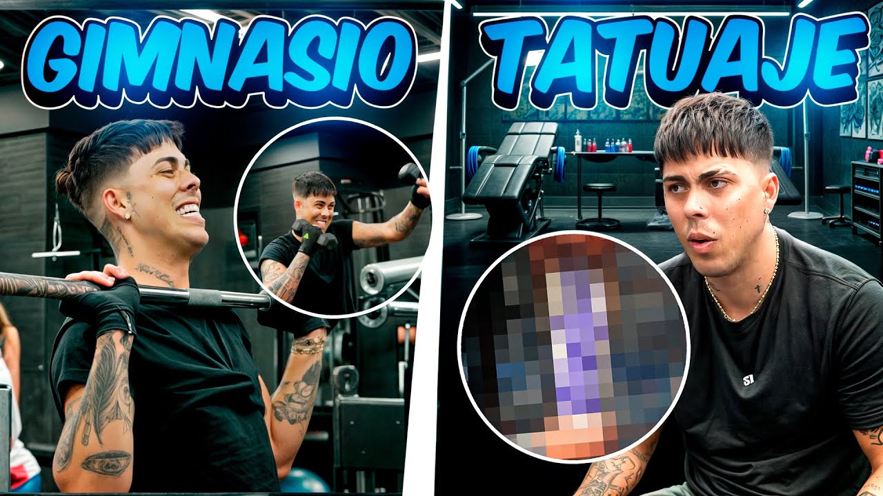 🏋️‍♂️Nos fuimos al GYM y despues me TATUÉ🖋️ algo muy especial✨ - LaFlacaVeronica