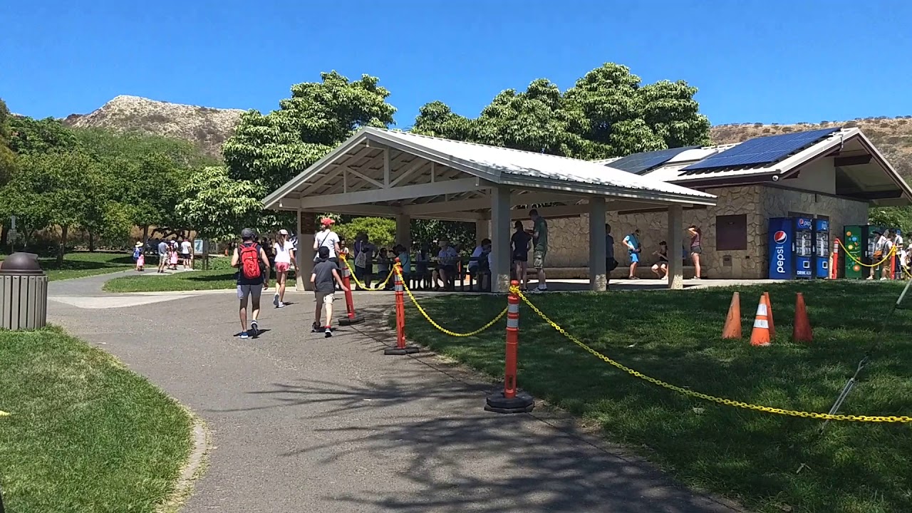 Diamond Head Hike entrance area YouTube