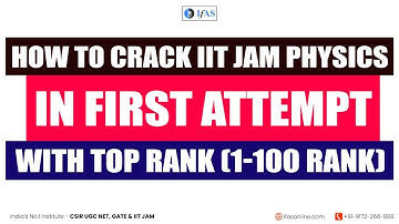 How To Crack IIT JAM Physics In First Attempt with [1-100] Rank | Shubham Malik Sir