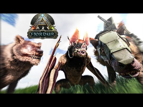 I Fought Fenrir and got MJOLNIR! - Every New Creature in the ARK Fjordur DLC - ARK Fjordur Boss