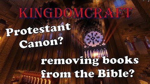 Why the Deuterocanon/Apocrypha isn