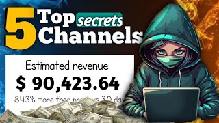 Top 5 secret Channel/ YouTube channel ideas/top channels ideas
