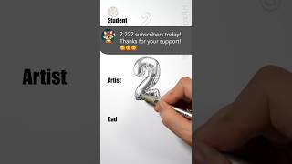 Numbers Bubble Writing Dad Vs Artist How To Draw Foil Number Birthday Balloon