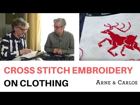 Video: How To Cross Stitch On Clothes