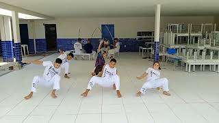 Aula treino de hoje 04/02/2024. Hoje foi movimentação de defesas e toque de Berimbau.