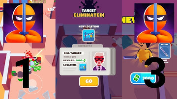STEALTH MASTER - Gameplay Walkthrough | Part 1 Levels 1-3 (Android & iOS)