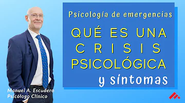 ¿Qué es una crisis de salud mental?