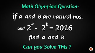 Math Olympiad Questions - Can you find a & b? | IOQM 2024 | NMTC 2024 | IMO 2024 | VOS English