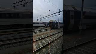 Passerar förbi några vagnar på bangården i Trondheim #railway #travel #norway #trainspotting #norge