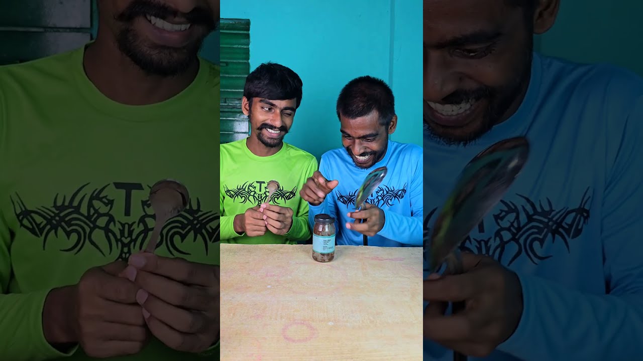 Big Spoon Vs Small Challenge Who S Luckiest 