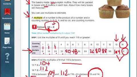 Go Math 4.1 Estimate Quotients Using Multiples