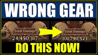 WRONG GEAR - Double your DAMAGE on chief challenges | Dragonheir Silent Gods | Best Tier Set