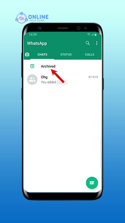 How to Unarchive Chats on WhatsApp | WhatsApp Guide