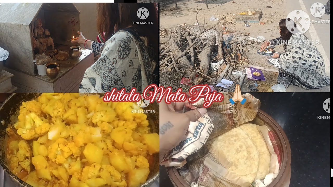 🌸 Shitala Mata Puja 🌸❄️ Maa Shitala: Swasthya,☺️ Shanti aur🙏🏻 Suraksha ki Devi ❄️#Day 55