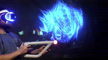 Doom VFR Playstation 4 PSVR Virtual Reality Aim Controller Gameplay