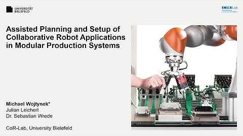 Assisted Planning and Setup of Collaborative Robot Applications