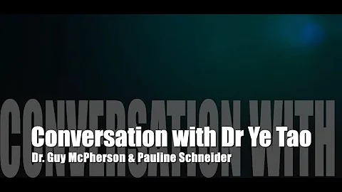 Conversation with Dr. Ye Tao on the MEER Reflection Project