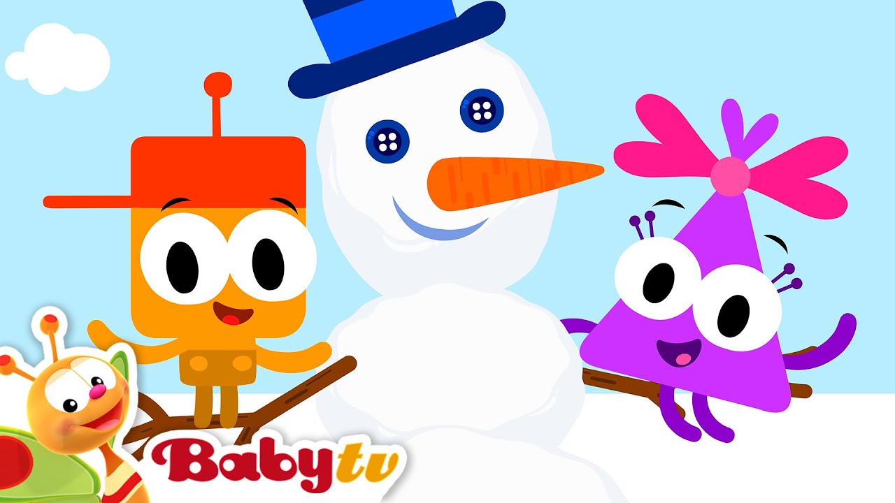 雪だるまを作ろう ⛄ | 幼児向けの楽しい冒険 | アニメ ‪@BabyTVJP