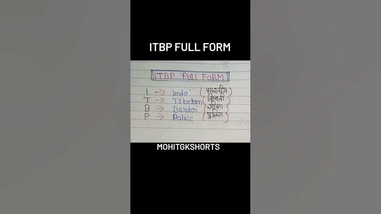 itbp-full-form-upsc-ssc-viral-trending-civilservices-shorts-youtube