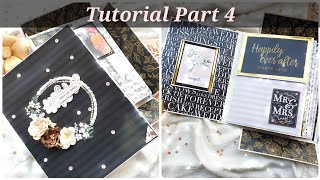 TUTORIAL #4 : Layouts | Royal Wedding / Anniversary Scrapbook Album | Handmade Anniversary Gift