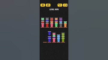 Cup Sort Puzzle Level 1078 = Water Sort Puzzle Level 1078 = Ball Sort Puzzle Level 1078 All the same