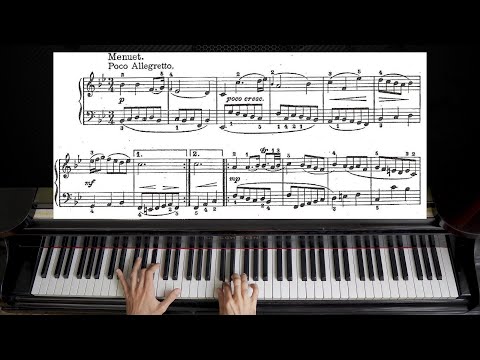 Bach - Minuet in B-flat major, BWV Anh 118 | Piano Tutorial