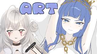 still drawing kronii cant stop drawing kronii