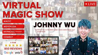 Virtual Magic Shows are Available Now! Virtual Magician | Online Magic Show | Zoom Magic Show